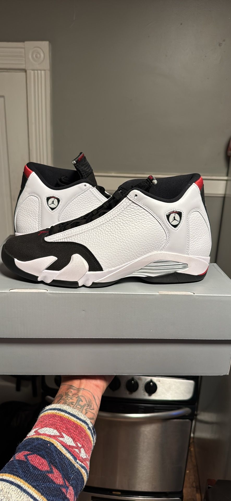 Jordan “Black Toe” 14s Size 12 DS With Proof Of Purchase