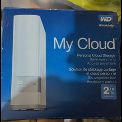 WD Absolutely MY Cloud 2tb external storage 