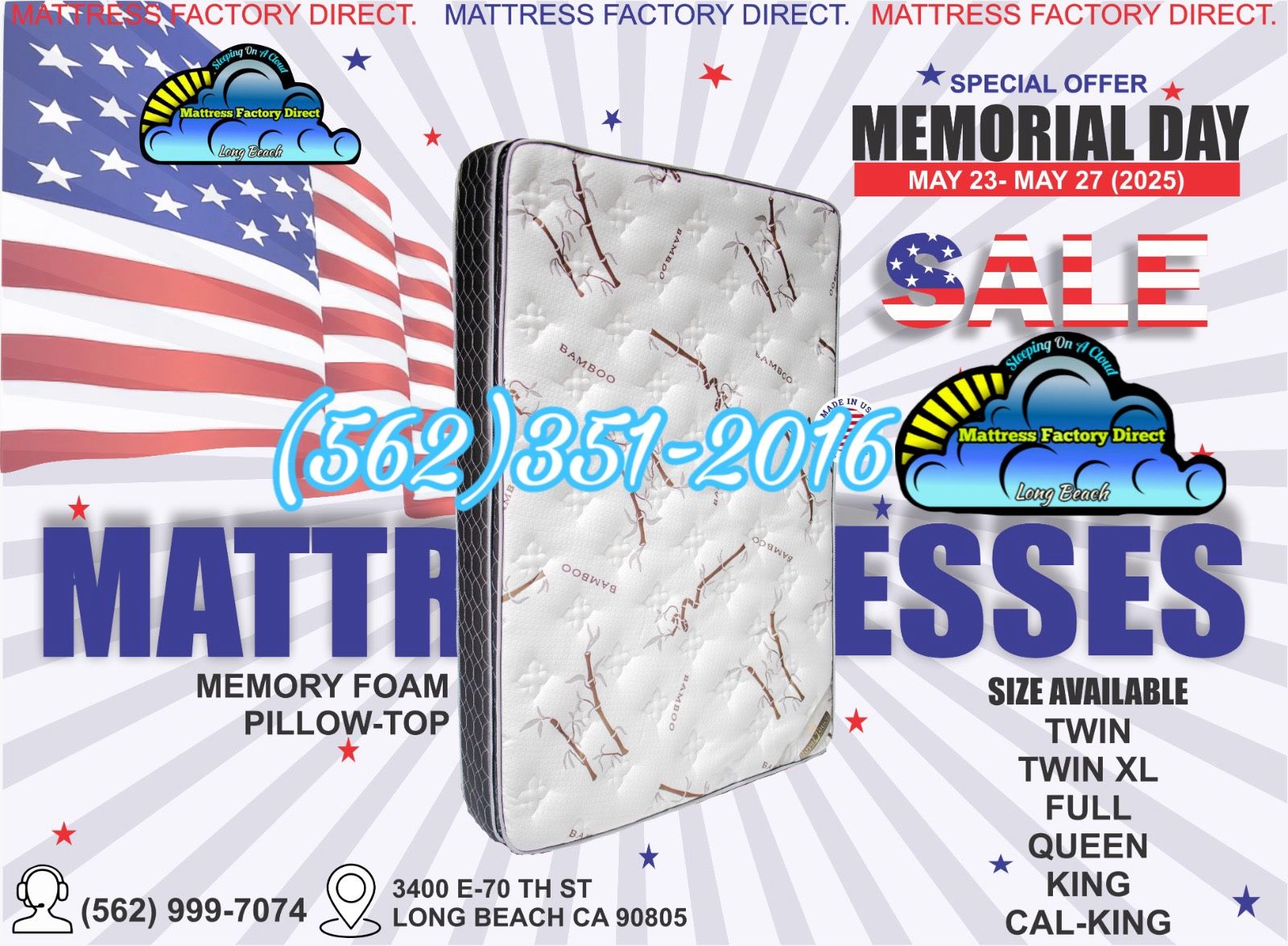 Royal Touch Queen Mattress And Boxspring Bed Set New Cama