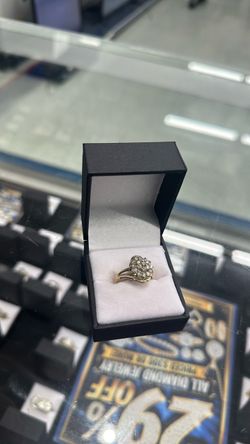 Anillo de Diamantés 10k