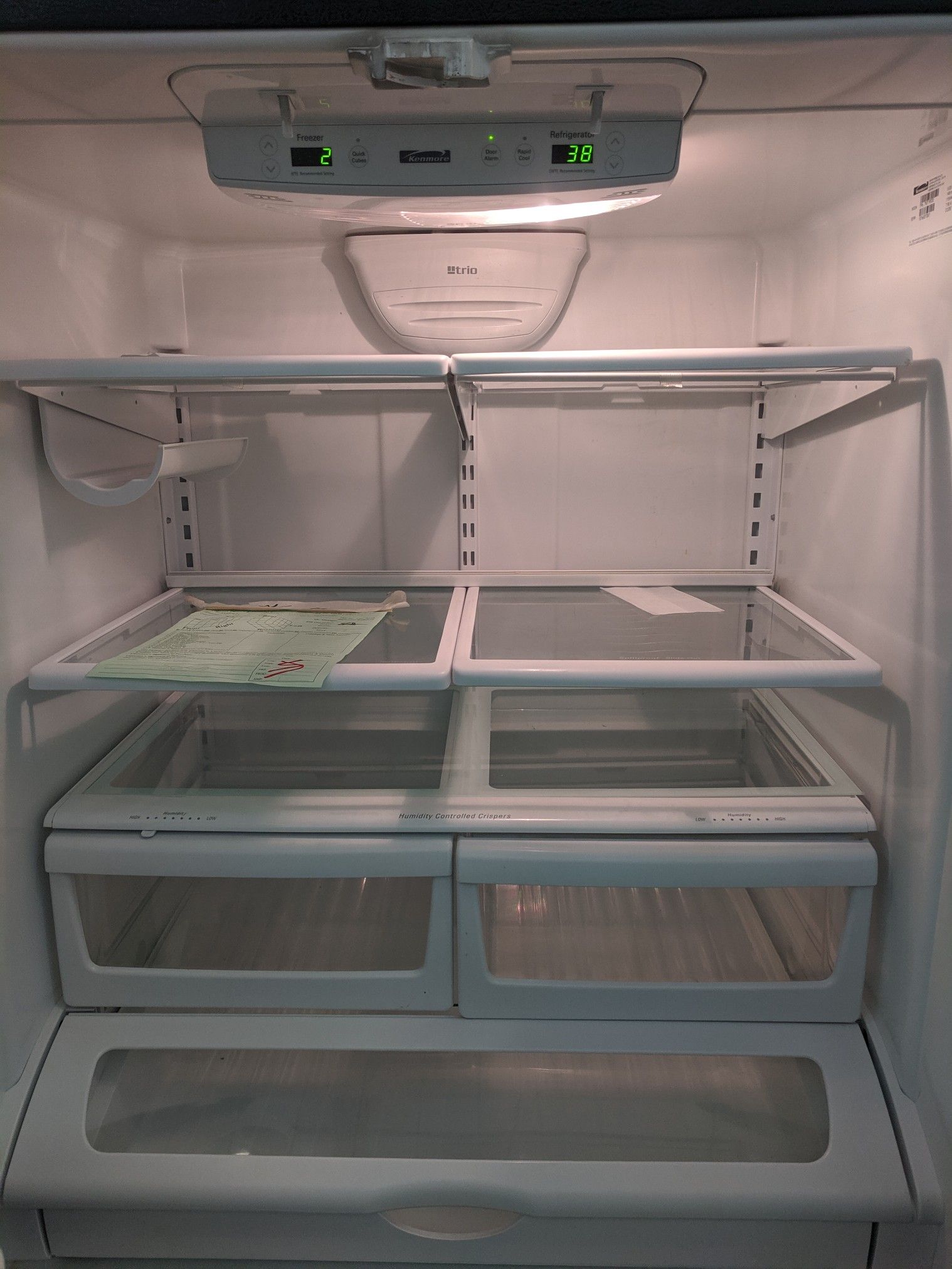 36" Kenmore French Door Refrigerator