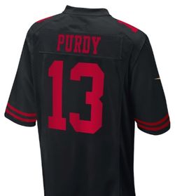 Brock Purdy #13 San Francisco Small Black