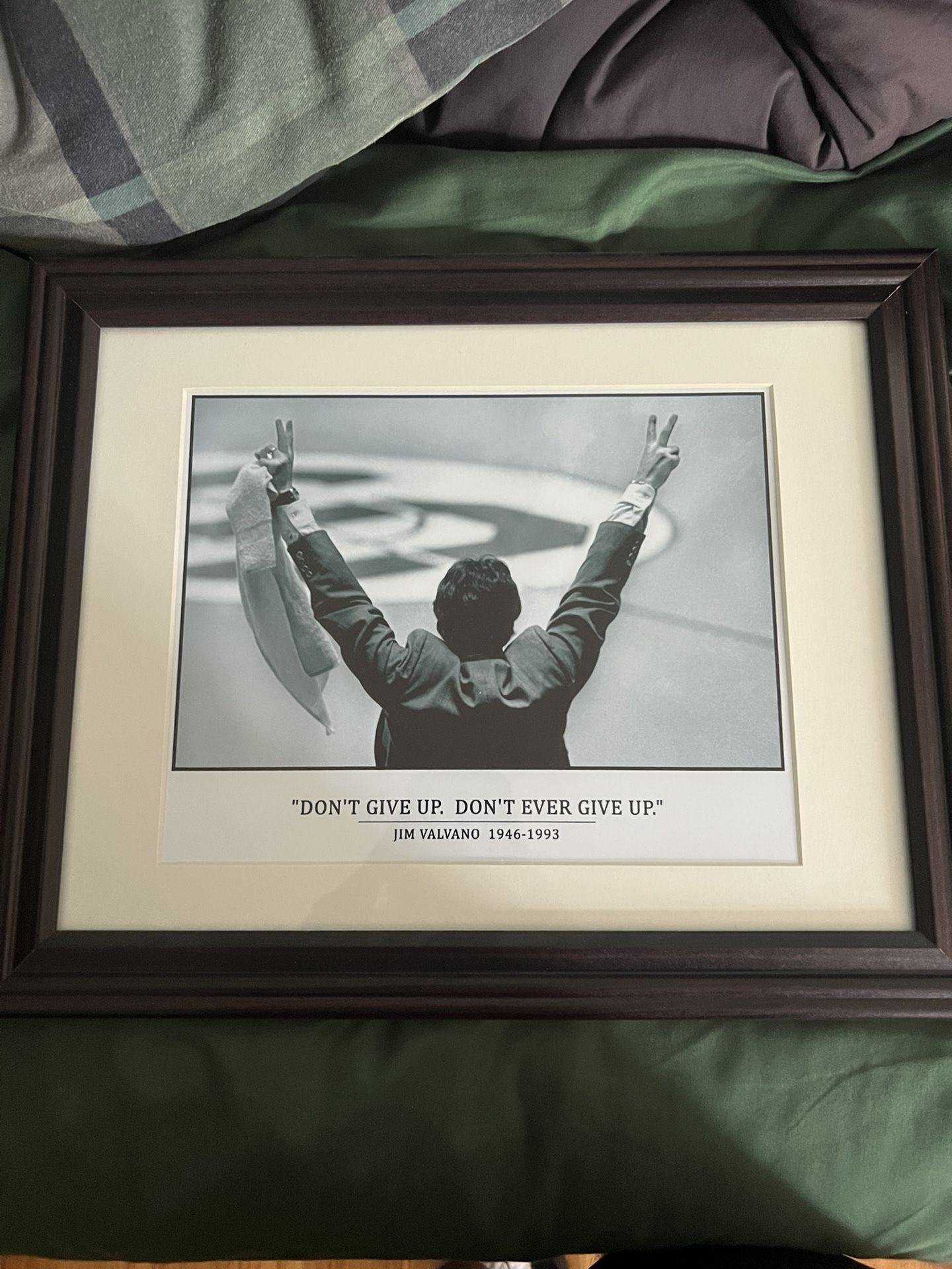 Jim Valvano Picture Framed