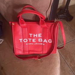 Red Tote Bag