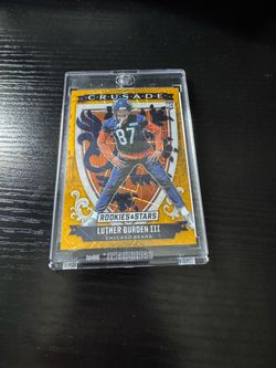 2025 PANINI ROOKIES & STARS GOLD CRUSADE /10 #23 LUTHER BURDEN III LAZER RC