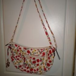 New Jessica Simpson Gloria Posies Flower Crossbody White