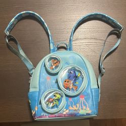Loungefly Finding Nemo 20th Anniversary Bubble Pocket Mini Backpack