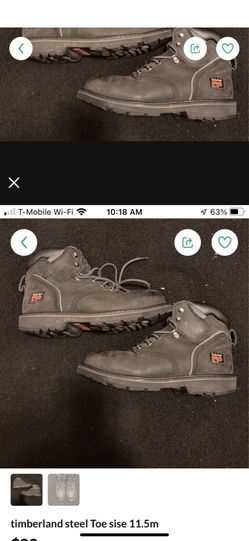timberland steel Toe sise 11.5m