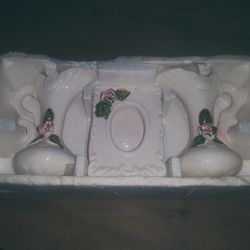 Vintage capiodimonte porcelain set