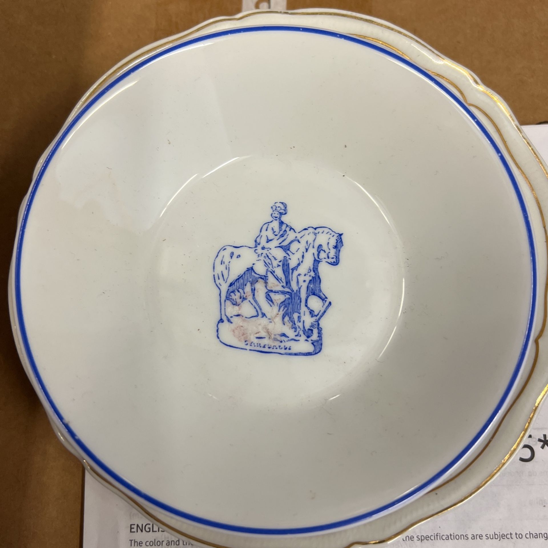Vintage Spode Copeland China Plate - Sam Borton 1(contact info removed) Trinket Dish Ring Holder