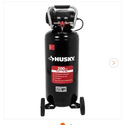 Husky 20 Gal. 200 PSI Oil Free Portable Vertical Electric Air Compressor