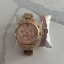 Michael Kors Rose Gold Watch 