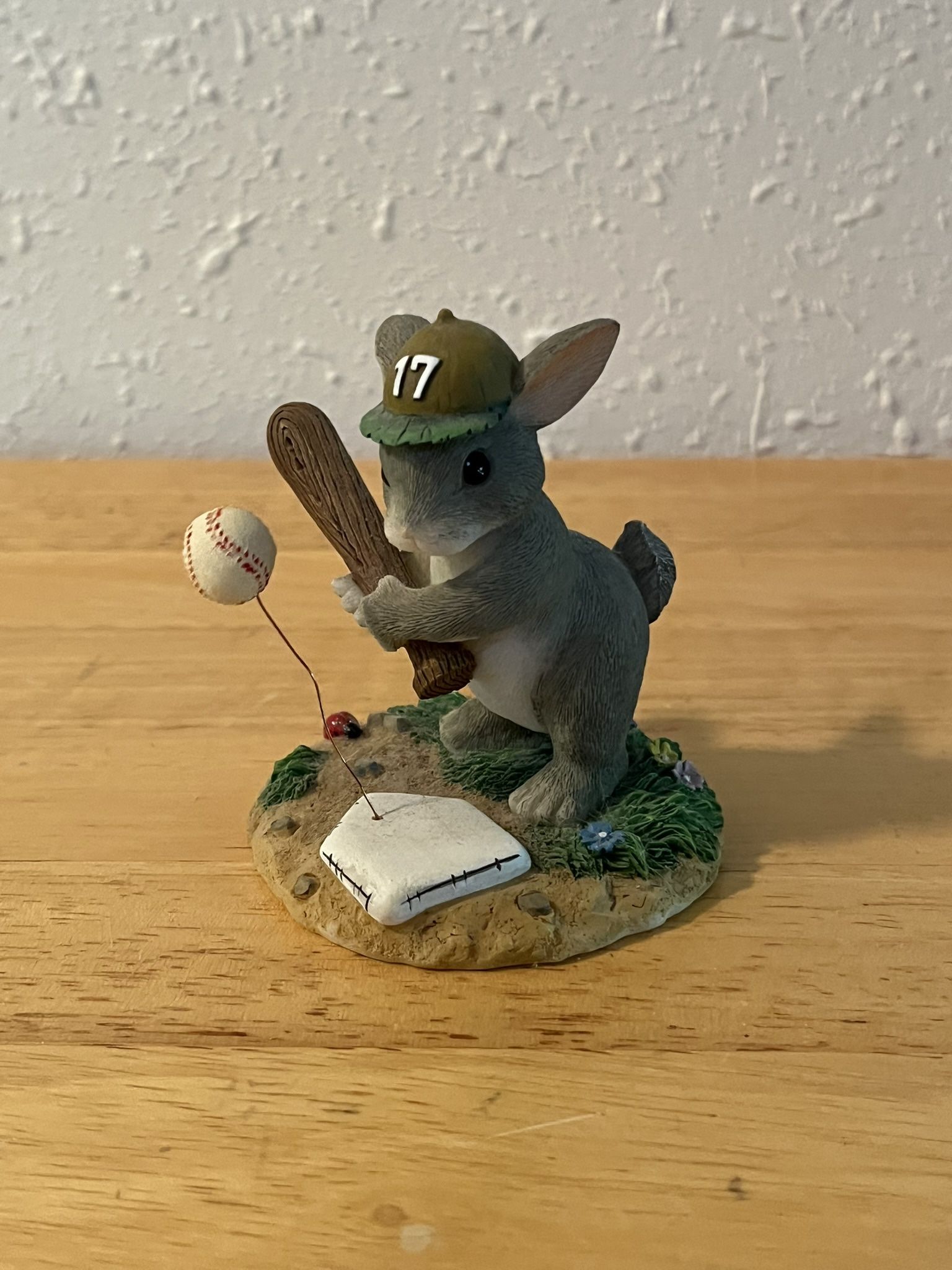 Charming Tails "Ready To Take A Swing At It" Figurine, 2000, Limited Ed.