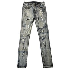 Women’s Distressed High-Waisted Skinny Jeans