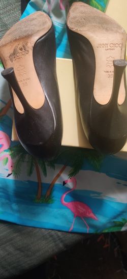 Jimmy Choo Romy 60 Leather Wth Toe Strap