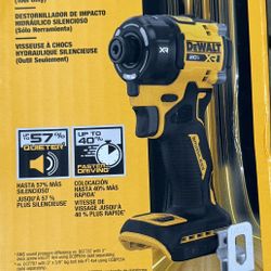 SPECIAL SALE ♨️OUR MOST POWERFUL Dewalt 20V MAX XR Brushless Cordless 1/4 in. Quiet Hydraulic Impact Driver (Tool-Only)