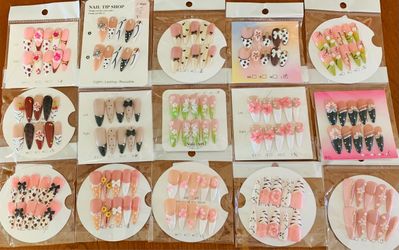 Press-On Nail Sets $5 each