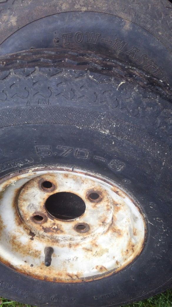 Trailer tires and rims make offer