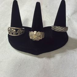 Men Silver Rings - $35 Each