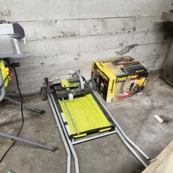 Ryobi tile cutter