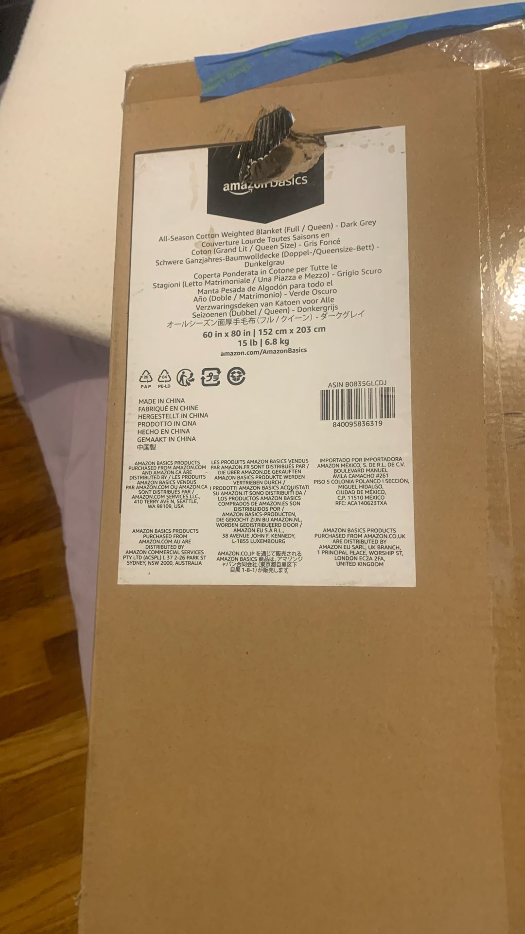 Altamente valorado year-round cotton weighted blanket