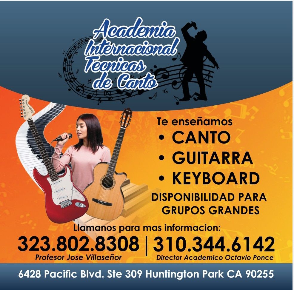 Left hand acustic guitar/Ofrecemos clases de Canto, Guitarra y Keyboard