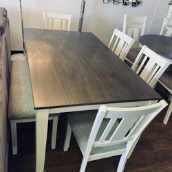 6Pc Dining Table Set 