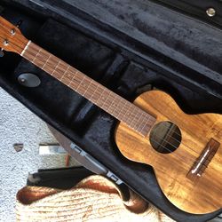 Ana’ole TA Koa Tenor Ukulele with Case