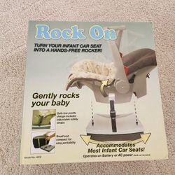 Brand NEW: Rock On Baby Car Seat Rocker