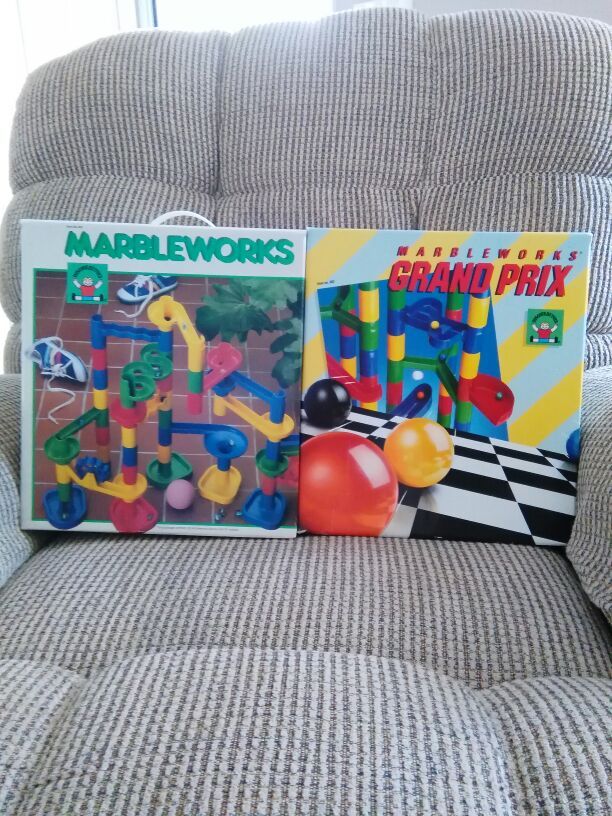 Marble works Grand Prix And Accessory Set.
