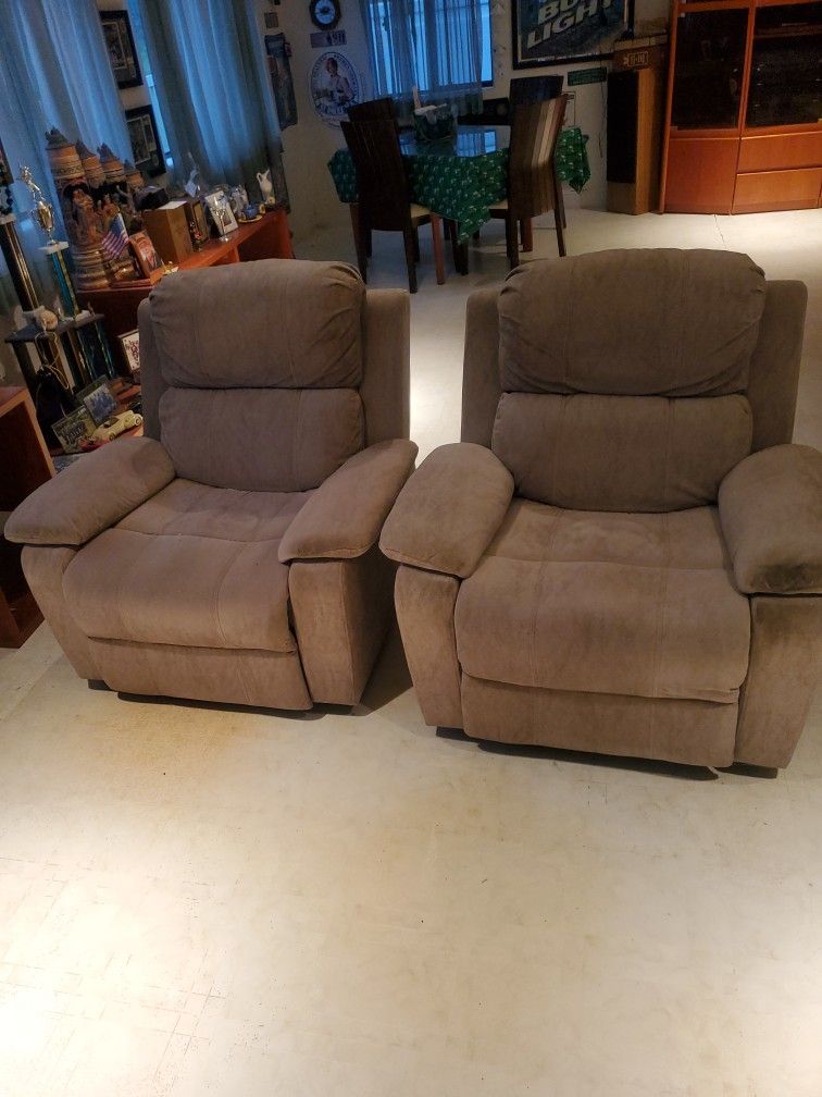 Moving his and her recliners