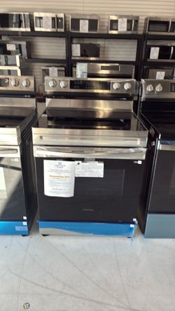 Memorial Day Sale Extended to May 31 Sun 🫡🇺🇸 Save $500 Off MSRP on 6.3 cu ft Samsung 4-Burner w/ Warming Center Electric Stove Range