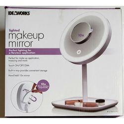 IdeaWorks Lighted Makeup Mirror with 10x