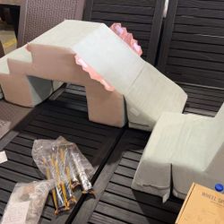 Asweets 4 in 1 Foam Climbing Blocks train creativity $60 
