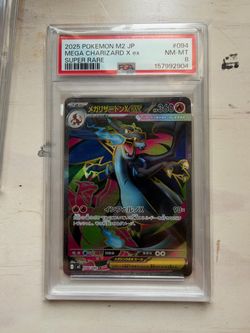 PSA 8 Mega Charizard X ex Japanese Pokemon Card