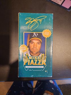Mike Piazza Oakland A's Bobblehead New In Box SGA