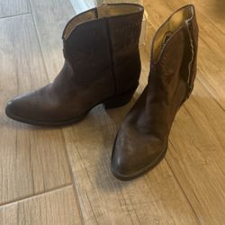 Leather Boots Size 8