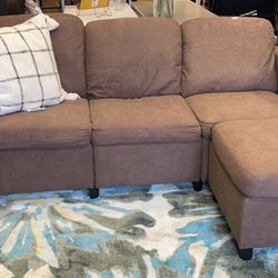 Sectional Sofa With Ottoman $289 New