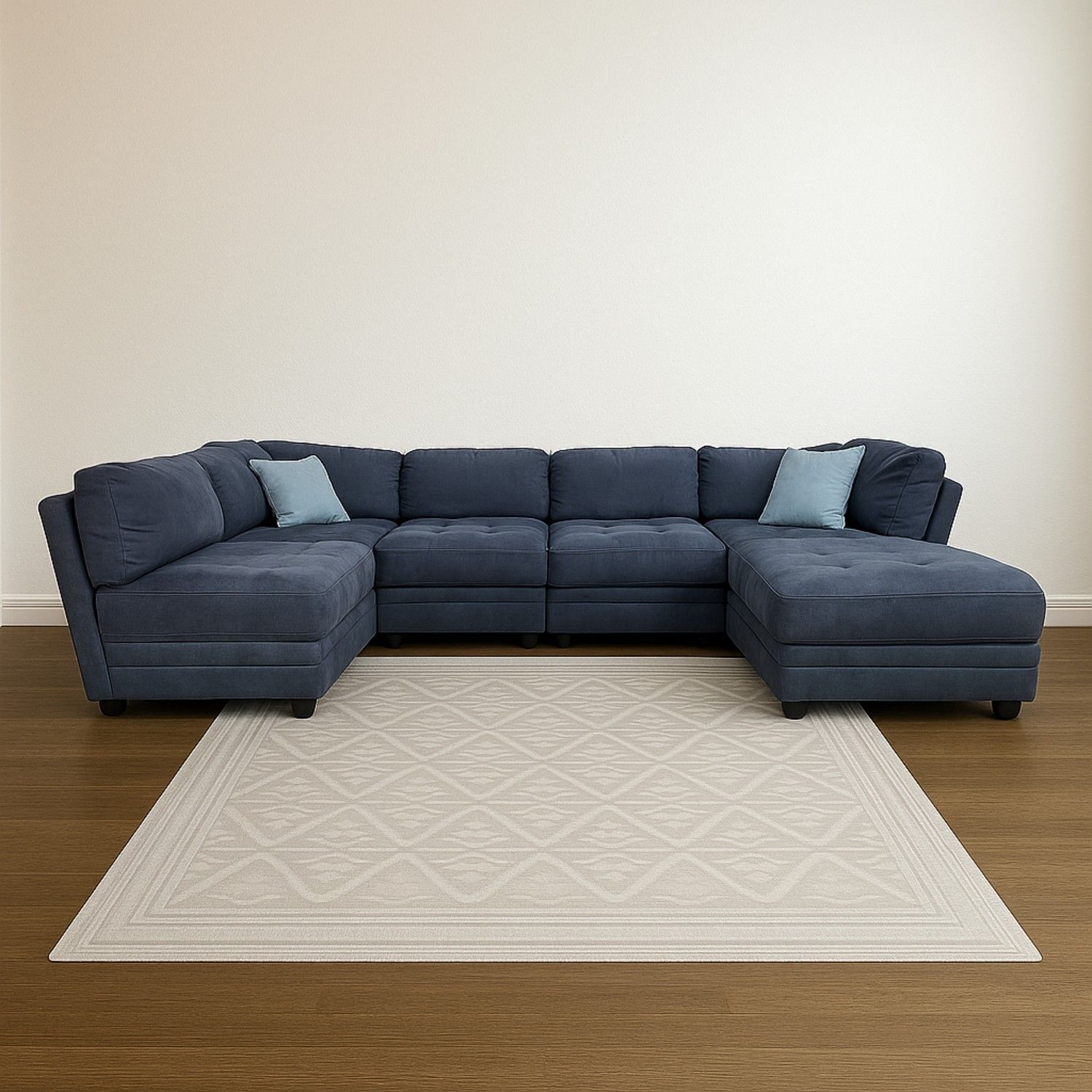 Thomasville Dark Gray Modular 6-Piece Sectional Sofa