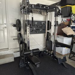FREE DELIVERY ✅ 2 in 1 Home Gym, Functional Trainer, Squat Rack, Cable Machine