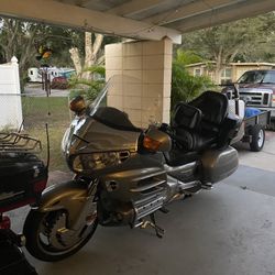 2003 Goldwing And A1996 Ultra Classic Harley 