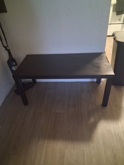 Black coffee table