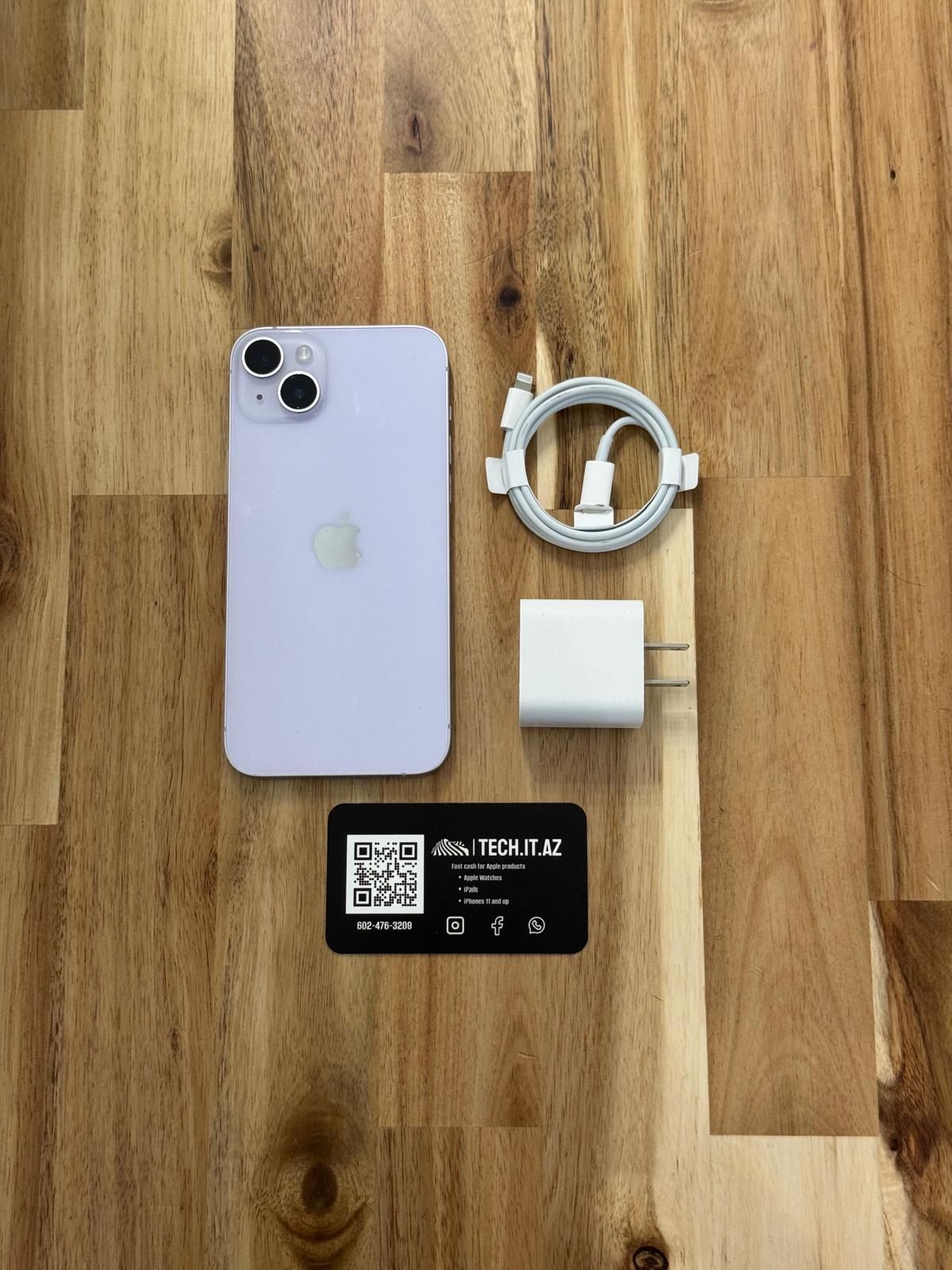 📱 iPhone 14 Plus | 128GB | Purple | Cricket Only | Hablo Español