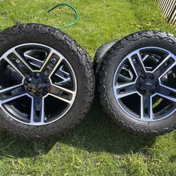 22” Gm Truck Oem Wheels On 35s