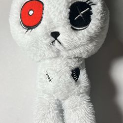 Numb Bunny plushie  *WHITE/RED/BLACK*