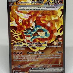 Hearthflame Mask Ogerpon ex  Pokemon Card 