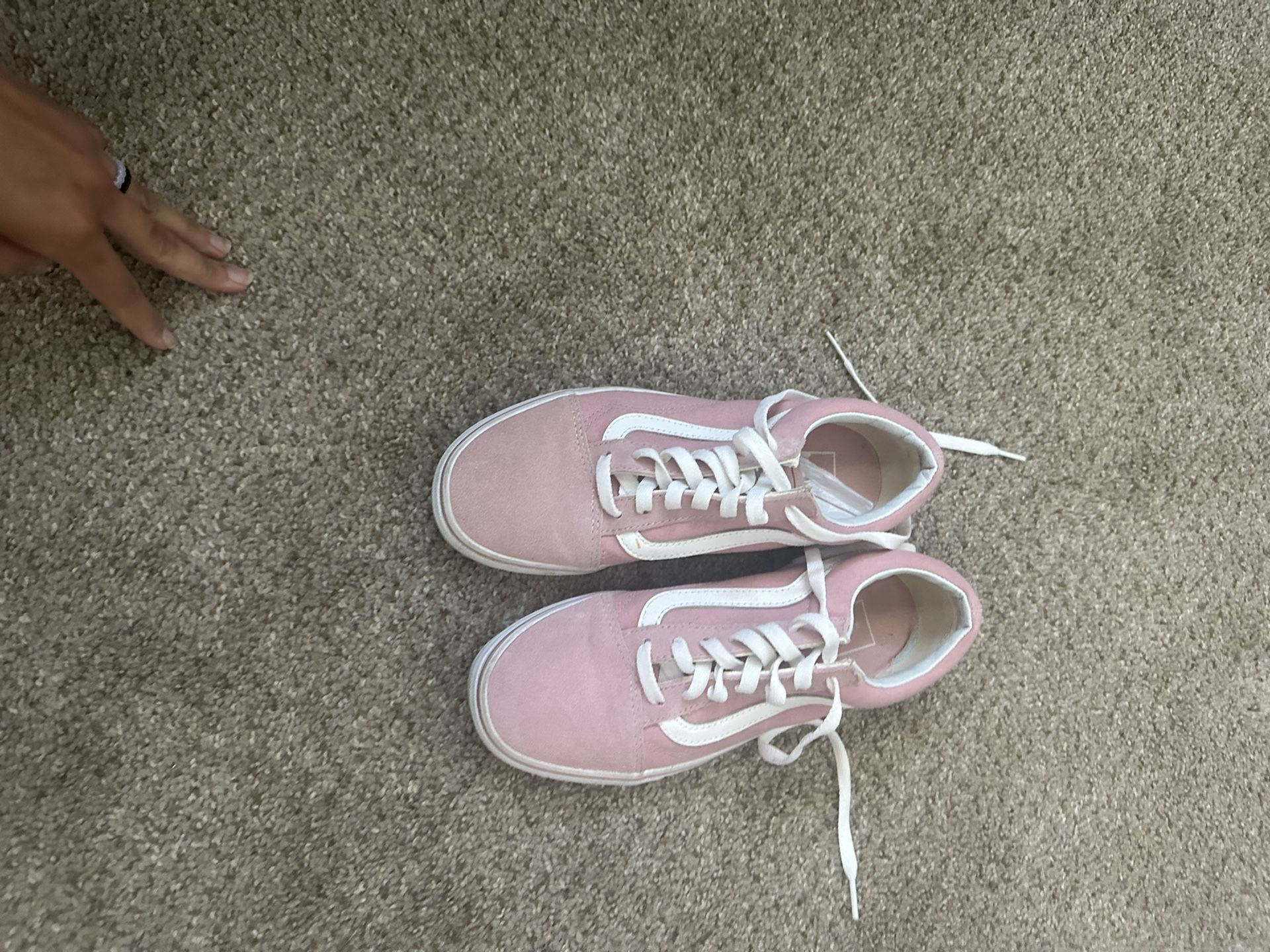 Pink Womens Vans Size 7