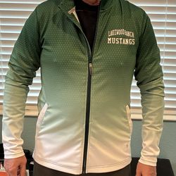 ProSphere Lakewood Ranch Mustangs Green Ombré Jacket. Adult Medium 