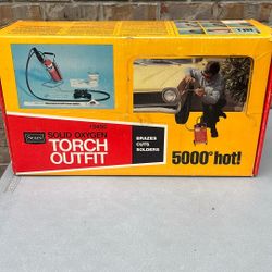 New- Solid Oxygen Torch Outfit (Sears Vintage)