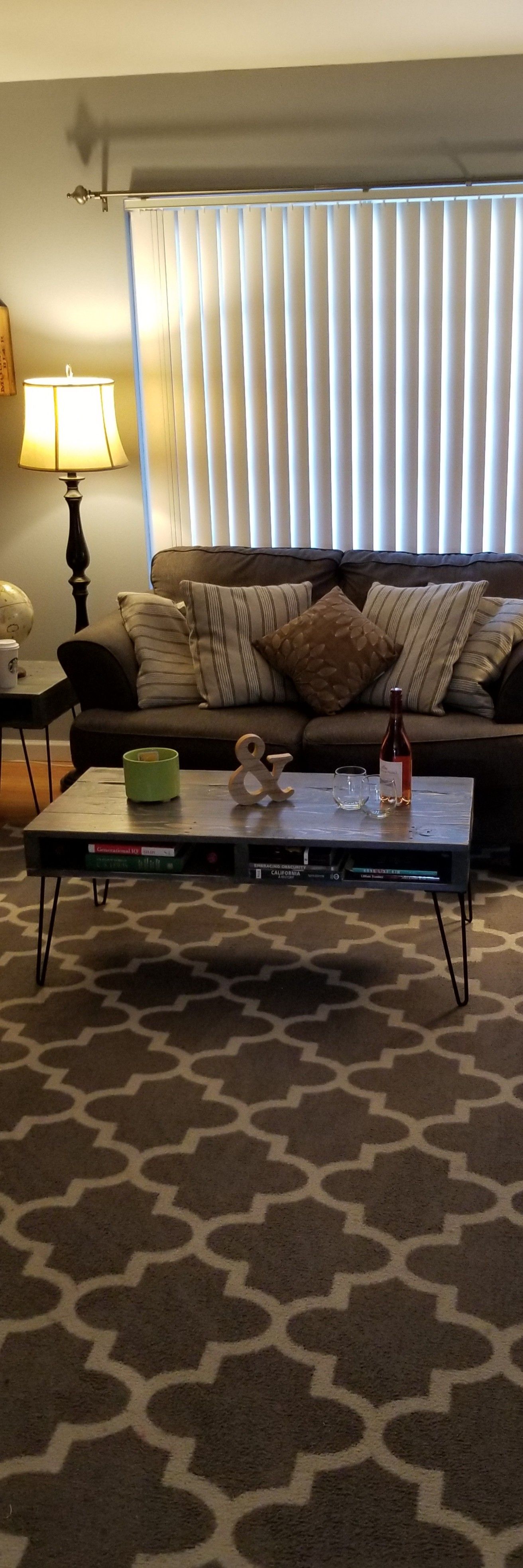 Coffee table and end tables